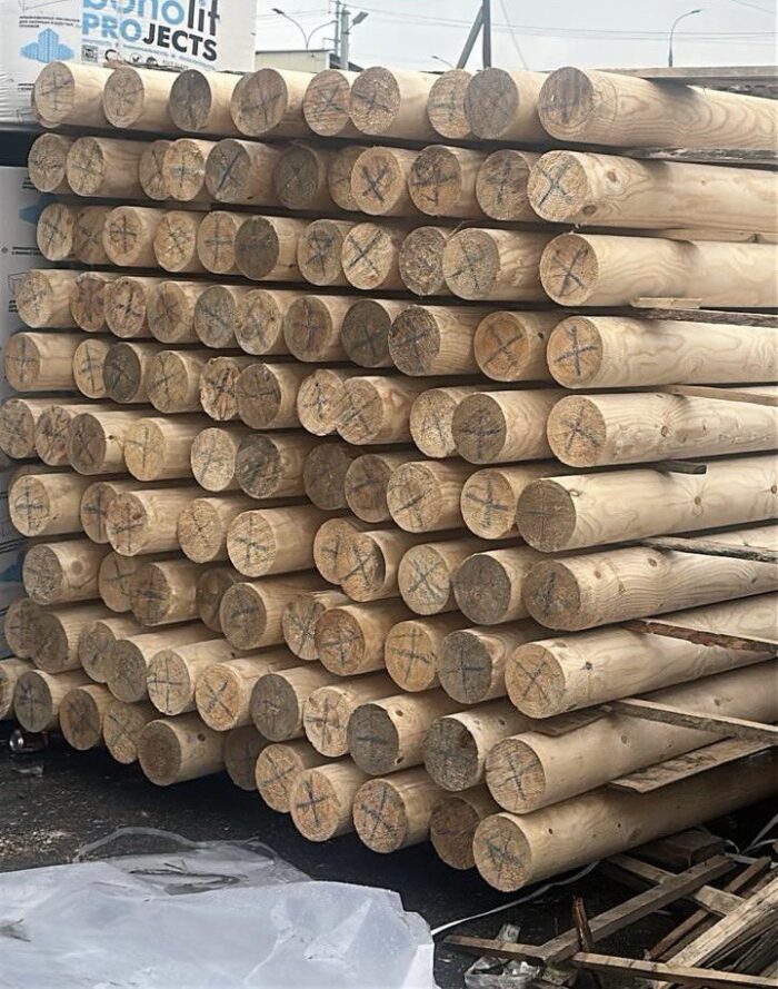 Оцилиндрованное бревно